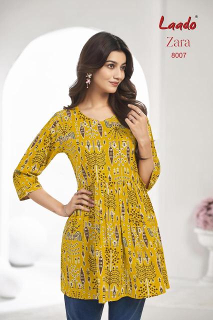 Laado zara vol-8 short top kurtis wholesale suppliers in online